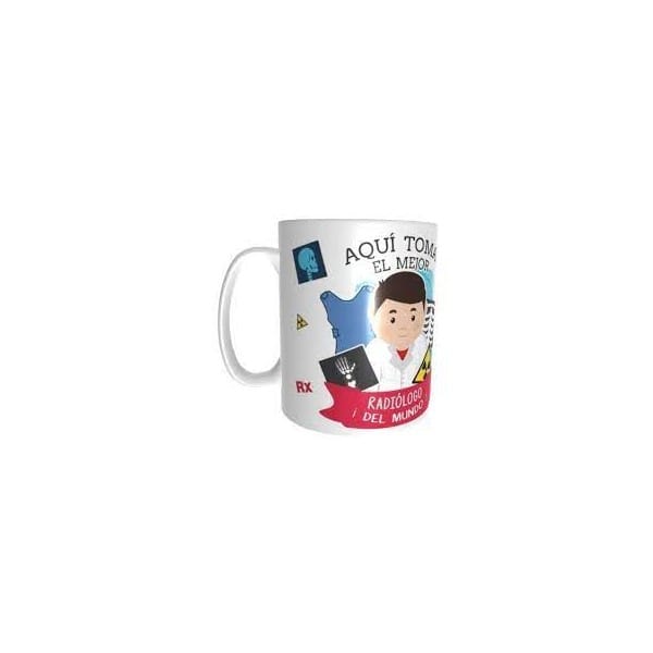 Taza El Mejor Radiólogo Profesión 325ml 3 Taza Radiólogo Cerámica Profesiones Abogada Maestra Doctor