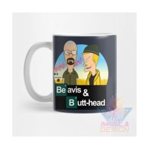 Taza Cerámica Beavis And Butt Head Serie Tv Dibujos Mtv Mod 08