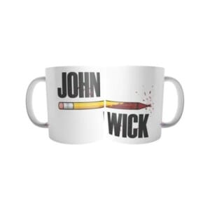Taza John Wick Lápiz Keanu Reeves Baba Yaga Perro Mod 07