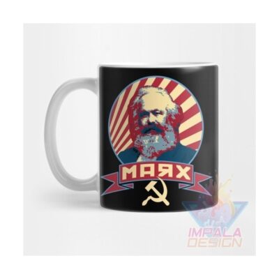 Taza Karl Marx Marxismo Socialismo Comunismo Cerámica M04