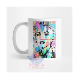 Taza Marilyn Monroe Pop Art Actriz Hollywood Cerámica M4