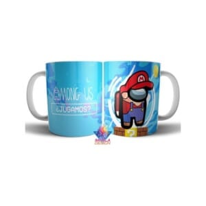 Taza Among Us Gamer Videojuego Cerámica Tripulante Impostor Mod 04