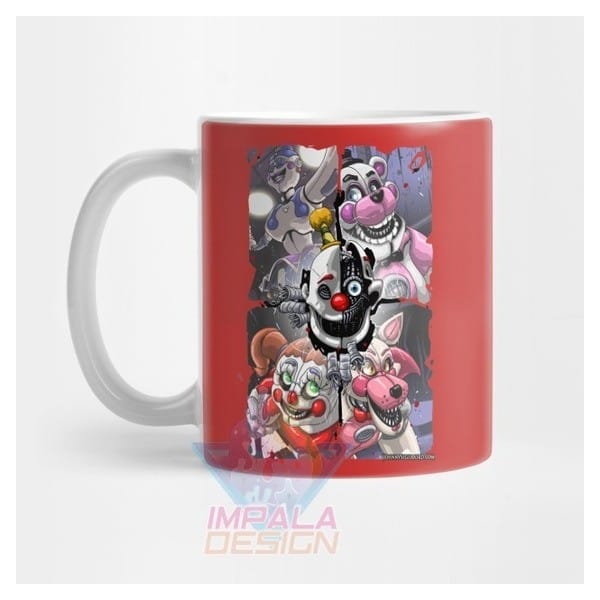Taza FNAF Five Nights Freddy Mod M4 1 Taza Five Nights At Freddys Serie Videojuego Cerámica M4
