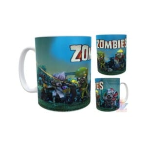 Taza Plants Vs Zombies Juego Heroes Cerámica