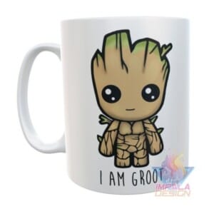 Taza Baby Groot I Am Groot Cerámica