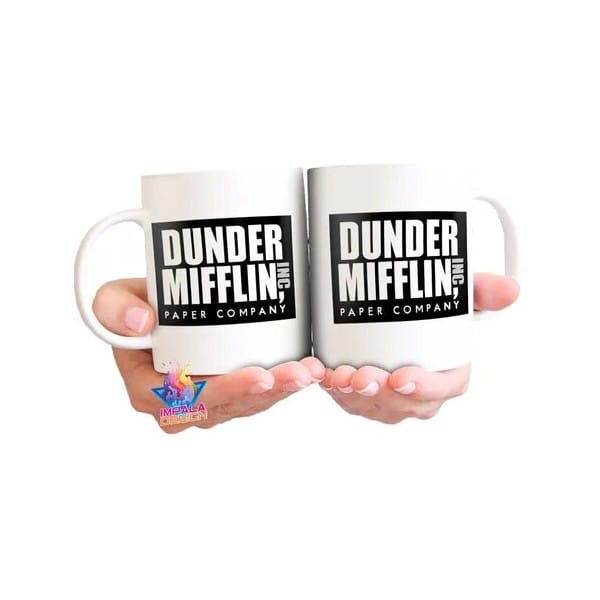 Taza Cerámica Serie Tv The Office Dunder Mifflin Logo 1 Taza Cerámica Serie Tv The Office Dunder Mifflin Logo