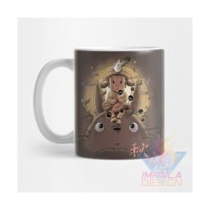 Taza Mi Vecino Totoro Satsuke Mei Kusakabe Cerámica Mod12