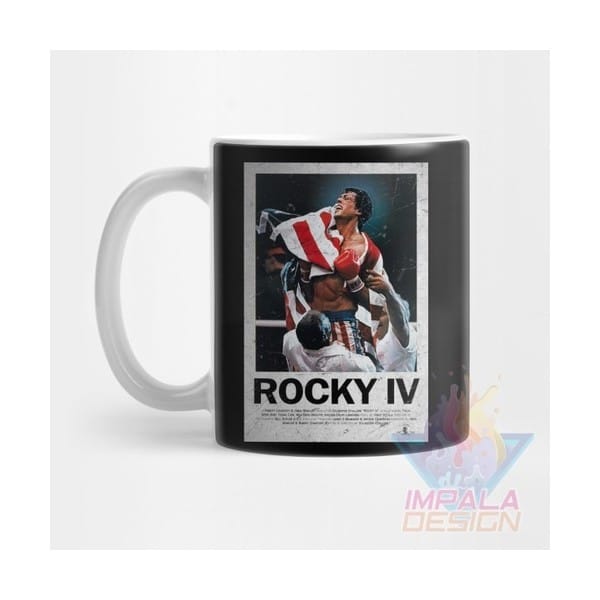 Taza Rocky Balboa Stallone Boxeo Mod M01 1 Taza Rocky Balboa Boxeo Sylvester Stallone Cerámica M01
