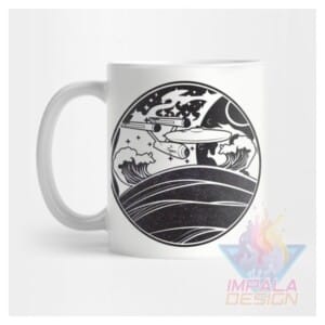 Taza Star Trek Spock Enterprise Discovery Cerámica Beyond M06
