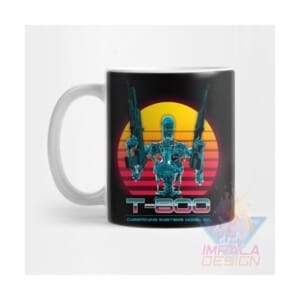 Taza Terminator Skynet Arnold Schwarzenegger T800 Ceram M07