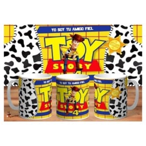 Taza Cerámica Toy Story 4 Amigo Fiel Sheriff Woody Mod 02