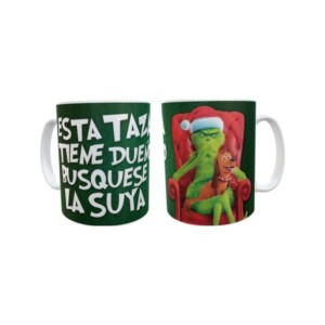 Taza Plástica Grinch Navidad Tiene Dueño Irrompible