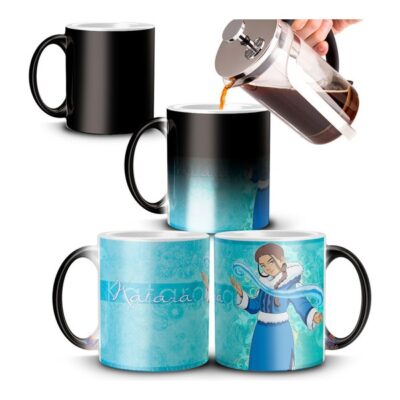 Taza Mágica Avatar Katara Anime La Leyenda De Aang Zuko