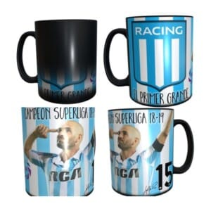 Taza Racing Club Mágica Campeón Superliga 2018-19 Lisandro
