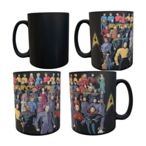 Star Trek Muñecos Viaje A Las Estrellas Taza Mágica Cerámica
