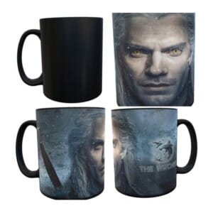 The Witcher Serie Taza Mágica Cerámica Geralt De Rivia