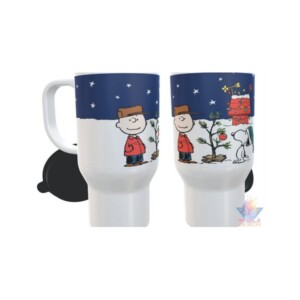 Jarro Térmico Snoopy Charlie Brown Navidad Carlitos Plástico