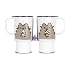 Gata Pusheen Gato Gatitos Cat Jarro Térmico Plástico