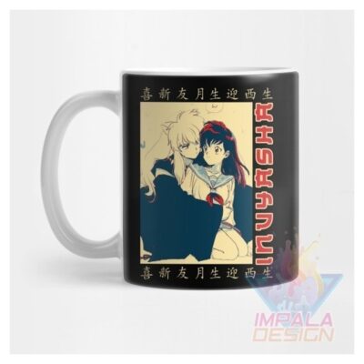 Taza Inuyasha Sengoku Manga Cerámica Anime Japón Kagome Mod1