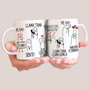Taza Cerámica Universo Paralelo La Konga Me Encantas Florks