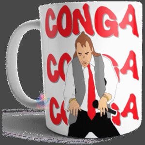 Taza De Cerámica Meme Dinosaurio Fefea Azul Mandíbula Tacita