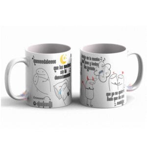 Taza Cerámica Universo Paralelo La Konga Me Encantas Florks