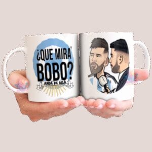 Taza De Cerámica Messi Camiseta Argentina 10 Varios Modelos