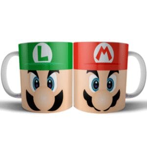 Mario Bros Taza De Cerámica Super Nintento Varios Modelos