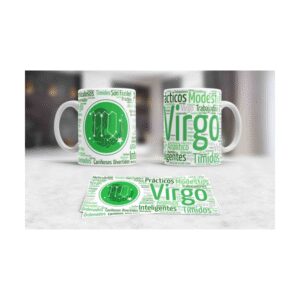 615053-MLA41335174063_042020,Taza Ceramica Virgo Astrologia Signos Zodiaco