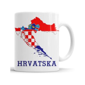 703232-MLA53270114971_012023,Taza Croacia - Hrvatska - Cerámica