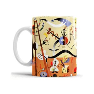 840851-MLA73985935546_012024,Taza Cerámica Arte Joan Miró Carnaval Arlequín Surrealismo