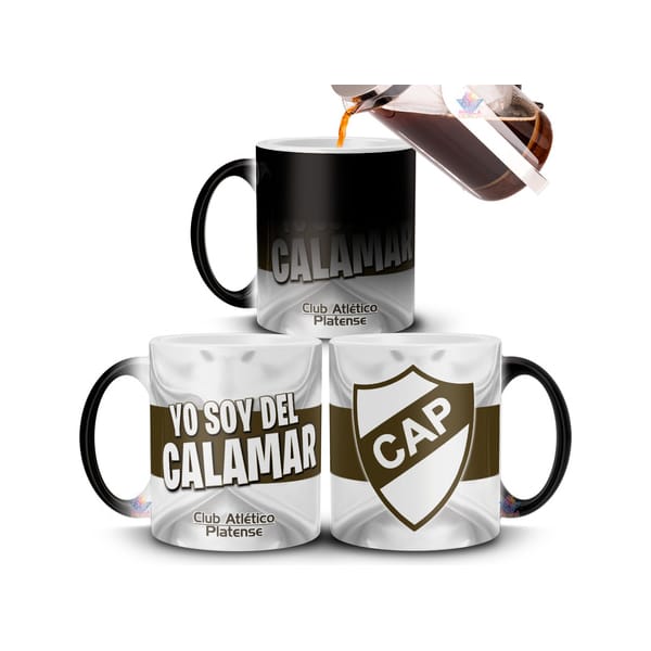Taza Mágica Platense Calamar Club Buenos Aires Fútbol Copa 1 618935-MLA75665901429_042024,Taza Mágica Platense Calamar Club Buenos Aires Fútbol Copa