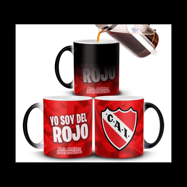 Taza Mágica Independiente Rojo De Avellaneda Club Fútbol 1 982755-MLA75507169682_042024,Taza Mágica Independiente Rojo De Avellaneda Club Fútbol