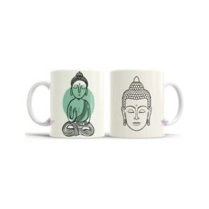977958-MLA75724158686_042024,Taza De Cerámica Namaste Buda Meditacion Yoga Paz Mod 02