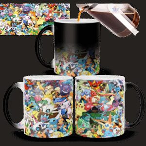 Taza Mágica Pokemon Squirtle Charmander Bulbasaur