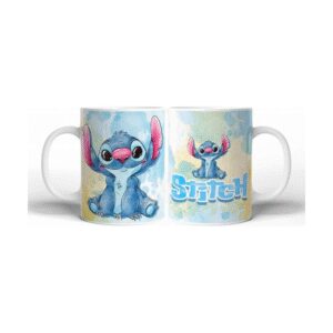 708688-MLA76660714662_062024,Taza De Cerámica Stitch Stich Lilo Peludo Familia Modelo 06