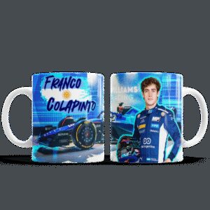 Taza Colapinto Franco Piloto Formula 1 F1 Carrera Racing