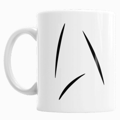 Taza Star Trek Insignia Delta Logo Película Cerámica Geek