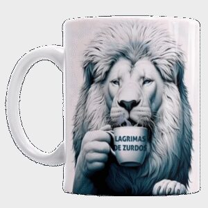 Taza Cerámica Lagrimas De Zurdo León Milei Dólar Libertad