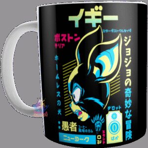 Taza Cerámica Jojo Bizarre Adventure Iggy Stardust Crusaders
