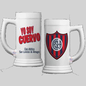 Vaso Jarra Chop Fernetero Chopera Cerveza San Lorenzo Cuervo