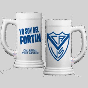 Vaso Jarra Chop Fernetero Chopera Cerveza Vélez Sarsfield
