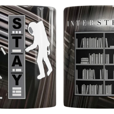 Taza Cerámica Interestelar Película Nasa Universo Nolan Stay
