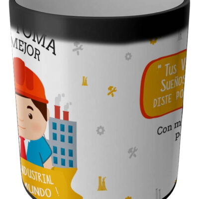 Taza Magica Aqui Toma El La Mejor Profesiones Regalo Familia INGENIERO INDUSTRIAL