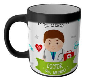 Taza Magica Aqui Toma El La Mejor Profesiones Regalo Familia DOCTOR