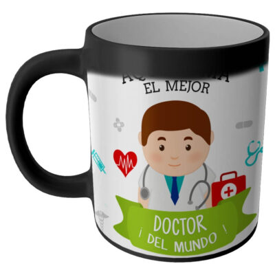 Taza Magica Aqui Toma El La Mejor Profesiones Regalo Familia DOCTOR
