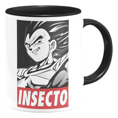 Taza Vegeta Dragon Ball Insecto Interior Color Saiyajin