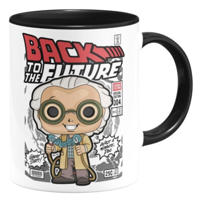 Taza Interior De Color Doc Volver Al Futuro Retro