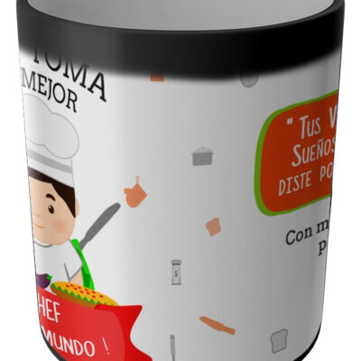 Taza Magica Aqui Toma El La Mejor Profesiones Regalo Familia CHEF HOMBRE