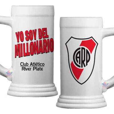 Vaso Jarra Chop Fernetero Chopera Cerveza River Plate Escudo